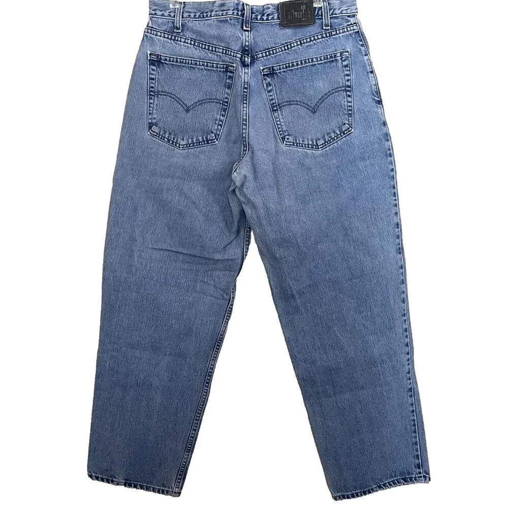 Levi's SilverTab Baggy Jeans Men's 34 x 32 (Actual 32x31) Y2K Vintage Skater